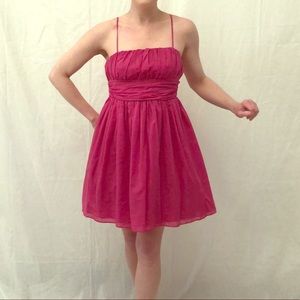 Fuchsia Babydoll Dress